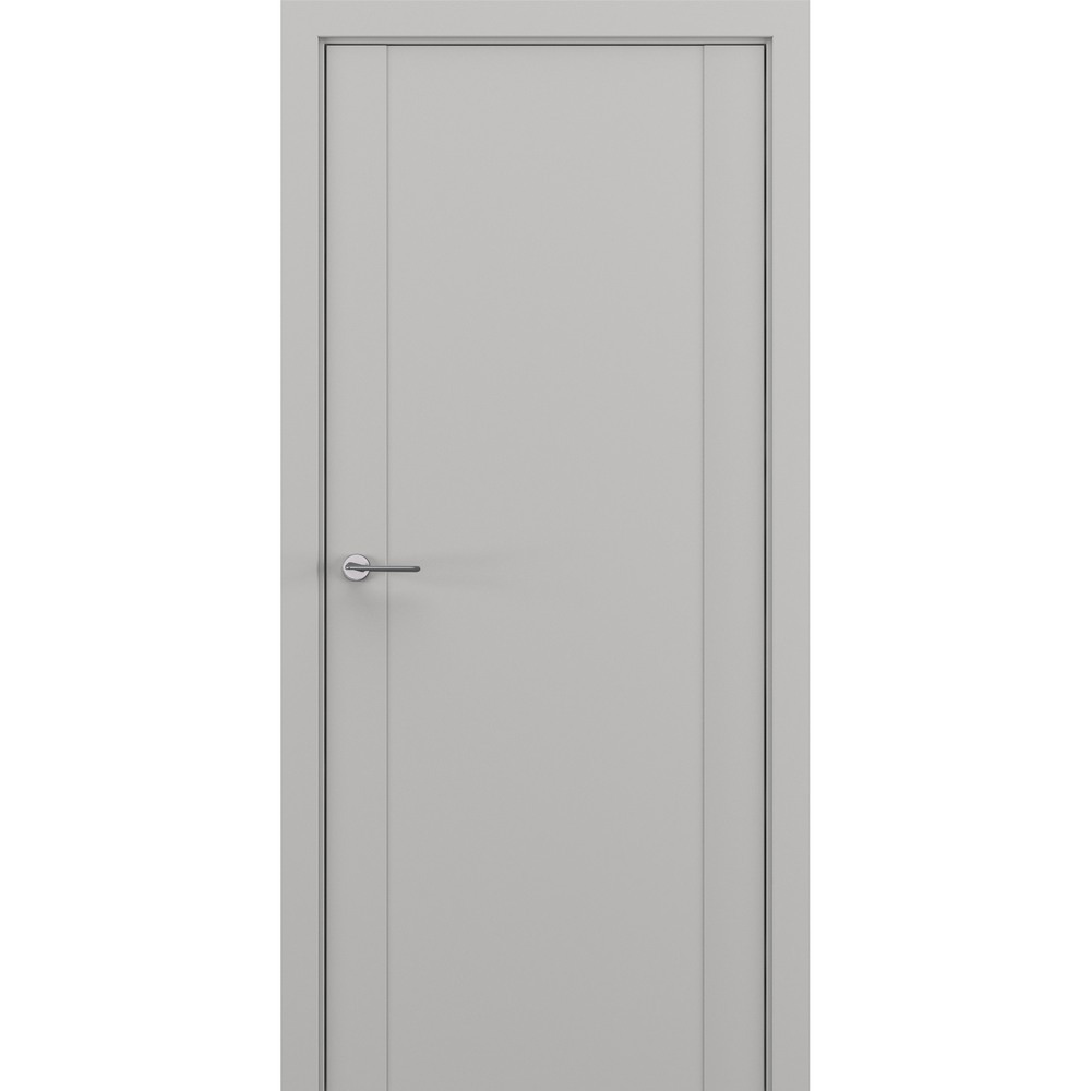Межкомнатная дверь Porta V 10 серая Shellac Grey глухая