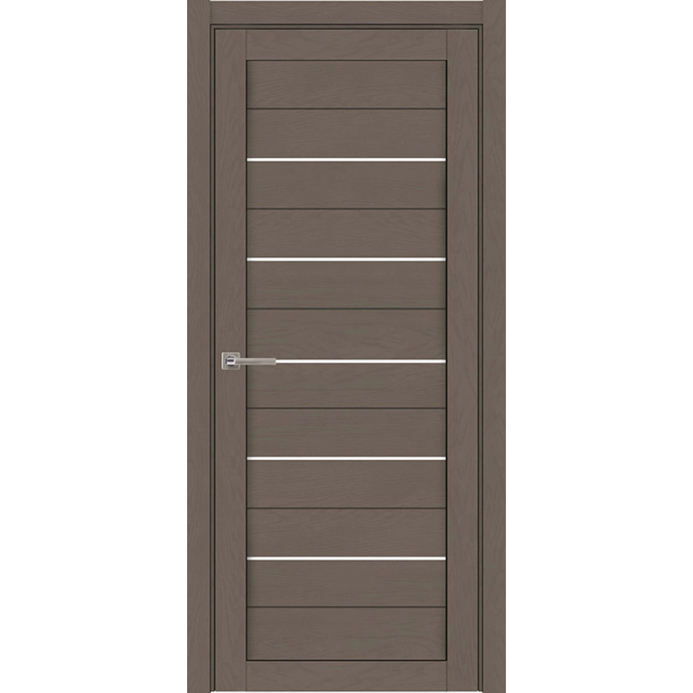 Межкомнатная дверь экошпон SoftTouch Light 2127 тортора со стеклом
