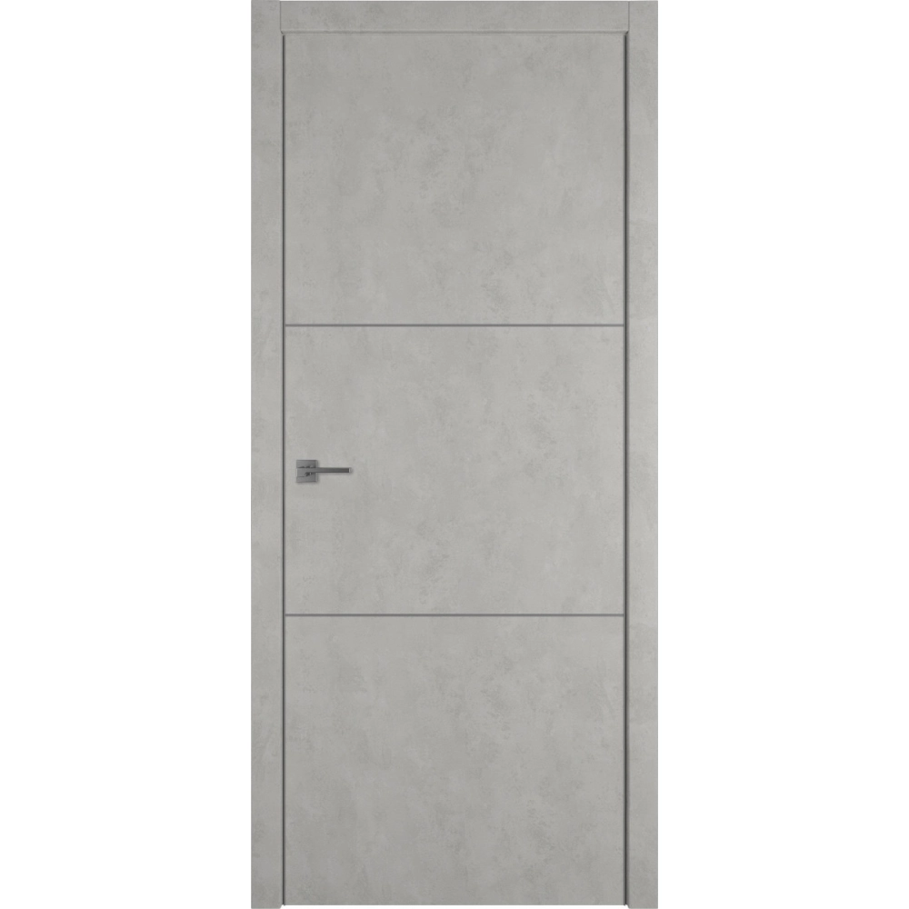 Межкомнатная дверь экошпон Urban 2 Antic Loft Silver Mould Se глухая