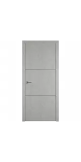 Межкомнатная дверь экошпон Urban 2 Antic Loft Silver Mould Se глухая