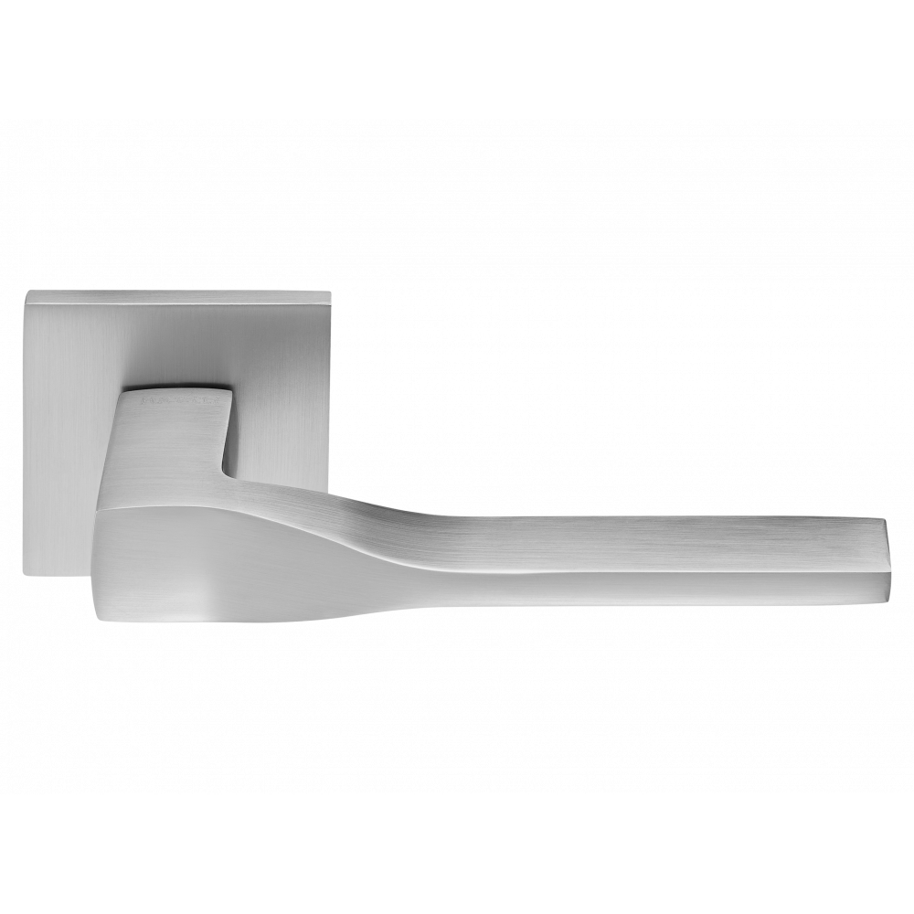 Дверные ручки RUCETTI RAP 27 SLIM-S SC цвет - матовый хром