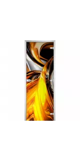 Стеклянная дверь Abstraction-11