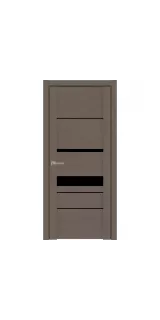 Межкомнатная дверь экошпон SoftTouch UniLine 30023 тортора со стеклом