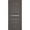 Межкомнатная дверь серия Atum X5 Grey White Cloud со стеклом