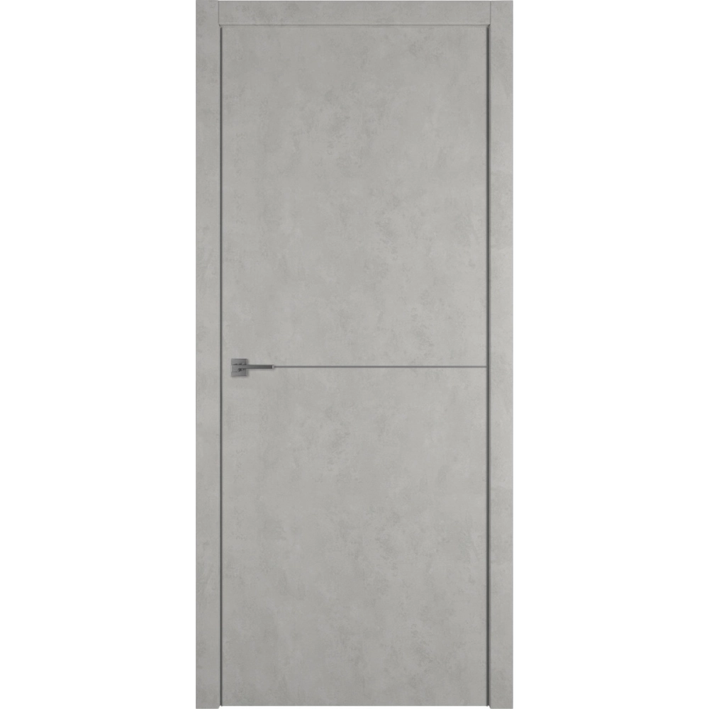 Межкомнатная дверь экошпон Urban 1 Antic Loft Silver Mould Se глухая