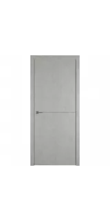 Межкомнатная дверь экошпон Urban 1 Antic Loft Silver Mould Se глухая