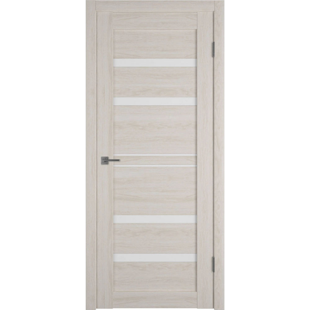 Межкомнатная дверь экошпон Atum Pro 26 Scansom Oak White Cloud со стеклом