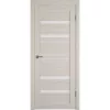 Межкомнатная дверь экошпон Atum Pro 26 Scansom Oak White Cloud со стеклом
