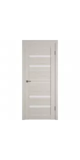 Межкомнатная дверь экошпон Atum Pro 26 Scansom Oak White Cloud со стеклом