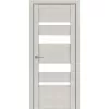 Межкомнатная дверь экошпон SoftTouch UniLine 30013 бьянка со стеклом