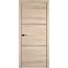 Межкомнатная дверь экошпон vfd серия Urban 2 Sand Vellum Black Mould глухая