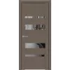 Межкомнатная дверь экошпон SoftTouch UniLine 30013 тортора со стеклом