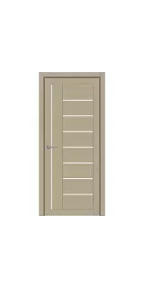 Межкомнатная дверь экошпон SoftTouch Light 2110 кремовый со стеклом