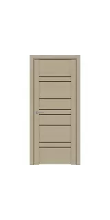 Межкомнатная дверь экошпон SoftTouch UniLine 30032 кремовый со стеклом