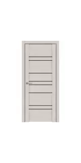 Межкомнатная дверь экошпон SoftTouch UniLine 30032 бьянка со стеклом