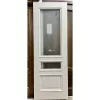 Межкомнатная дверь шпон Гера-2 дуб ral 9010 со стеклом