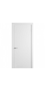 Межкомнатная дверь Porta-50 4AF белая Shellac White Al кромка в цвет глухая