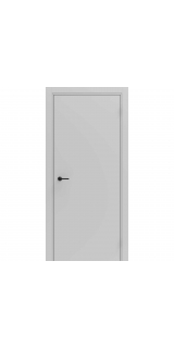 Межкомнатная дверь Porta ПТА-50B серая Shellac Grey чёрный лампас глухая