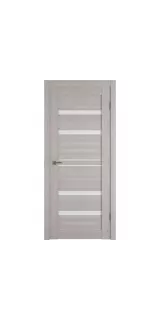 Межкомнатная дверь экошпон Atum Pro 26 Stone Oak White Cloud со стеклом