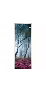 Стеклянная дверь Forest-07