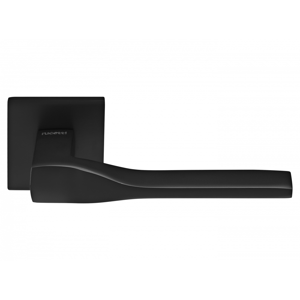 Дверные ручки RUCETTI RAP 27 SLIM-S BL цвет - черный