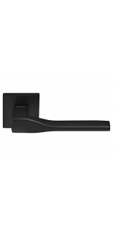 Дверные ручки RUCETTI RAP 27 SLIM-S BL цвет - черный