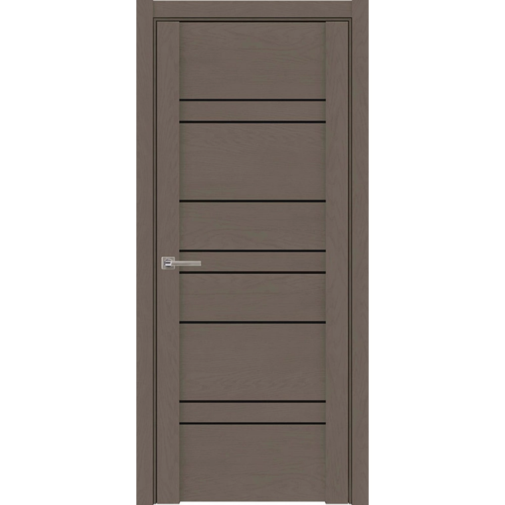 Межкомнатная дверь экошпон SoftTouch UniLine 30032 тортора со стеклом