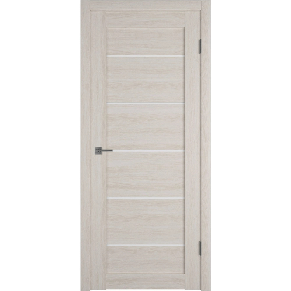 Межкомнатная дверь экошпон Atum Pro 27 Scansom Oak White Cloud со стеклом