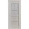 Межкомнатная дверь экошпон Classic Trend 3 Fleet Soft Crystal Cloud C со стеклом