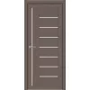 Межкомнатная дверь экошпон SoftTouch Light 2110 тортора со стеклом