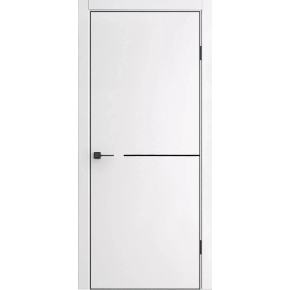 Межкомнатная дверь экошпон ДП-50.1 White Pearl глухая
