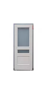 Межкомнатная дверь шпон Асти ясень карамельный со стеклом