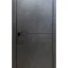Межкомнатная дверь экошпон Urban 1 Jet Loft Black Mould Be глухая