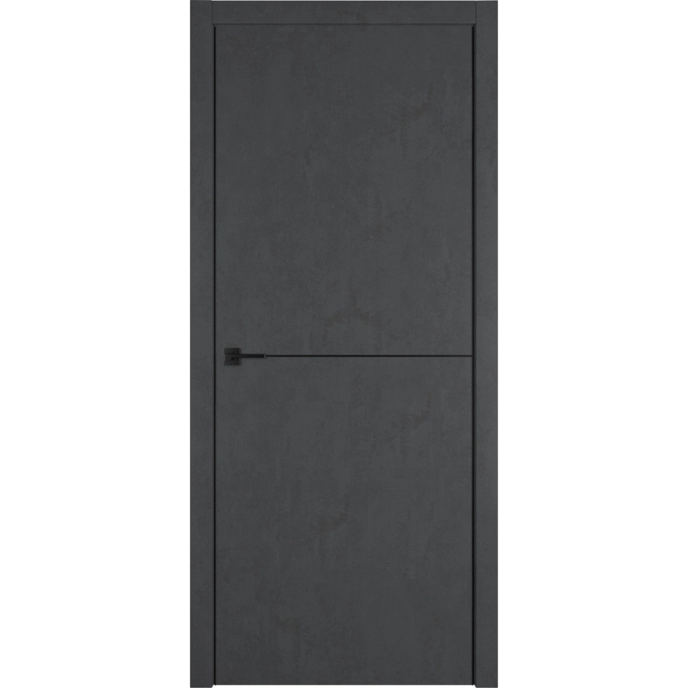 Межкомнатная дверь экошпон Urban 1 Jet Loft Black Mould Be глухая