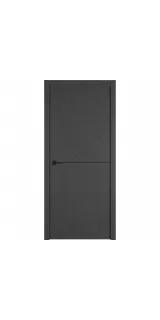 Межкомнатная дверь экошпон Urban 1 Jet Loft Black Mould Be глухая