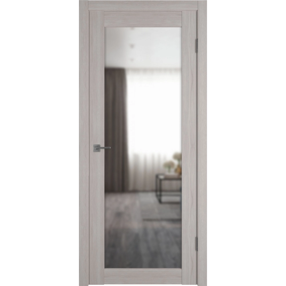 Межкомнатная дверь экошпон Atum Pro 32 Stone Oak Reflex с зеркалом