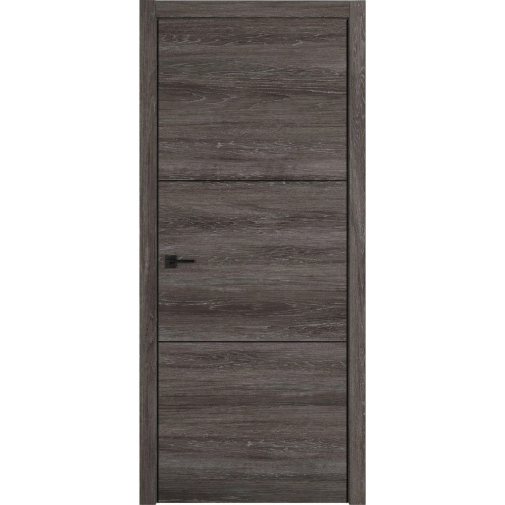Межкомнатная дверь экошпон Urban 2 Terra Vellum Black Mould Be глухая