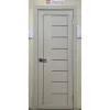 Межкомнатная дверь экошпон SoftTouch Light 2110 кремовый со стеклом