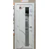 Межкомнатная дверь экошпон Soft Touch UniLine Mramor 30004/1 Marable монте белый стекло зеркало грей