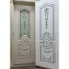 Межкомнатная дверь эмаль Смальта-Deco 11, глухая, слоновая кость патина золото