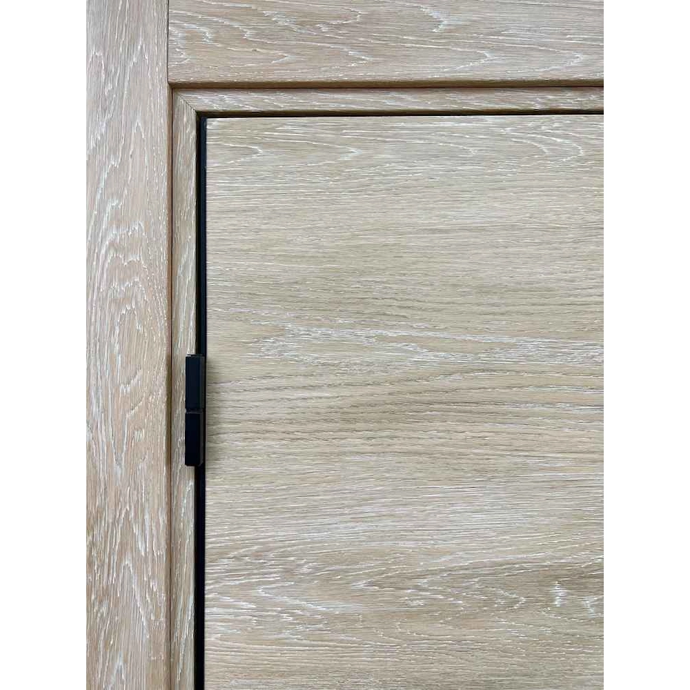 Межкомнатная дверь экошпон vfd серия Urban 2 Sand Vellum Black Mould глухая