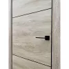 Межкомнатная дверь экошпон vfd серия Urban 2 Sand Vellum Black Mould глухая