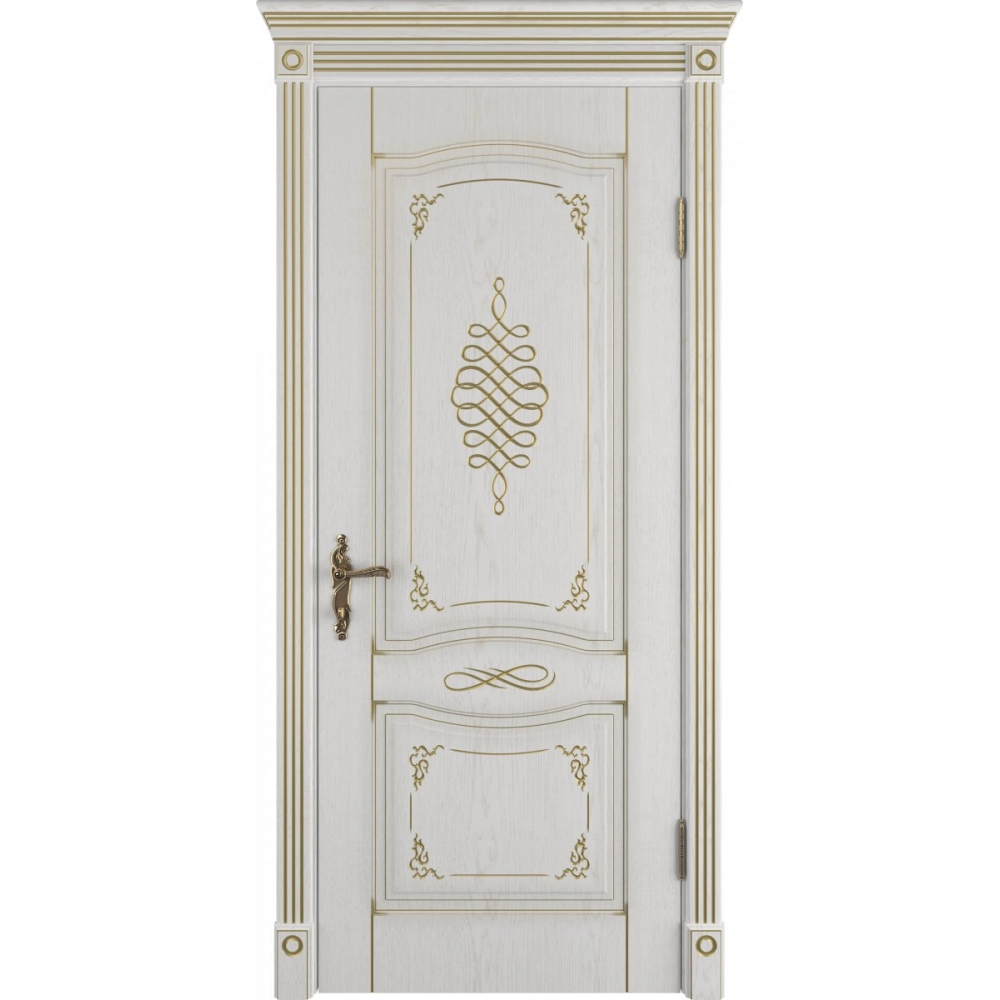 Межкомнатная дверь экошпон Vesta Bianco Classic PG глухая