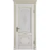 Межкомнатная дверь экошпон Vesta Bianco Classic PG Art Cloud со стеклом