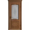Межкомнатная дверь экошпон Vesta Honey Classic PB Art Cloud со стеклом