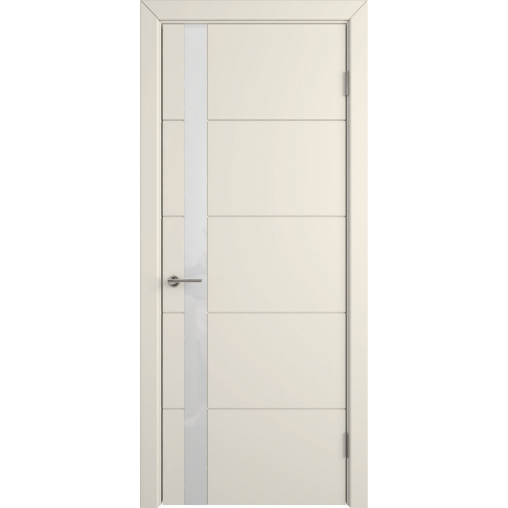 Межкомнатная дверь эмаль TRIVIA  WHITE GLOSS жемчуг