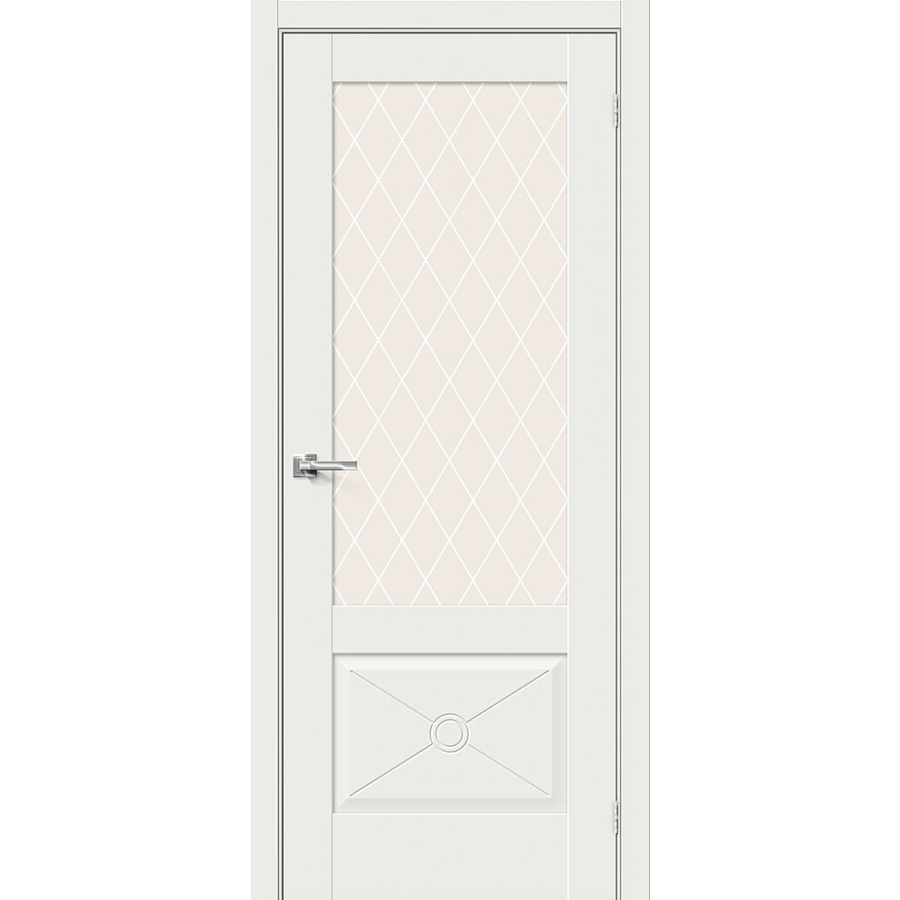 Межкомнатная дверь Прима-13.Ф2.0.0 White Matt