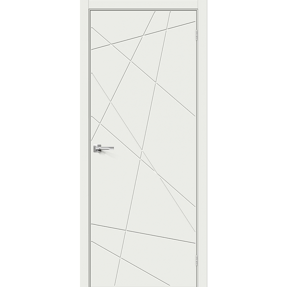 Межкомнатная дверь Граффити-5.Д.П White Matt