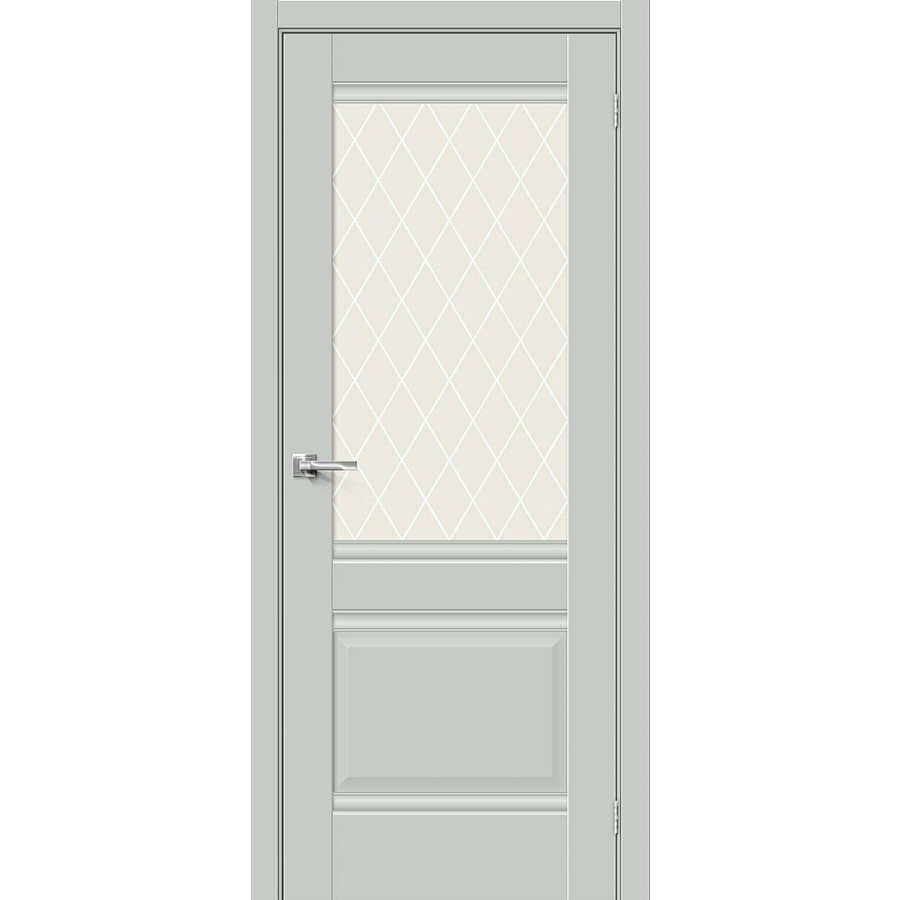 Межкомнатная дверь Прима-3 Grey Matt