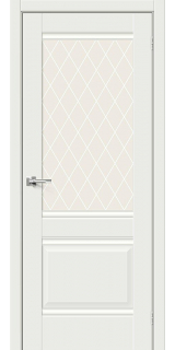 Межкомнатная дверь Прима-3 White Matt